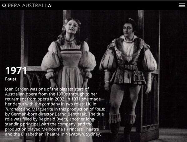A section from one of Opera Australia's stories