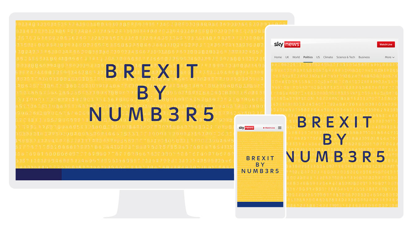Brexit by numbers, by Sky News, renders responsively across all devices
