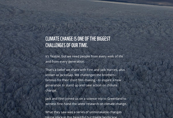 A section from one of WWF's stories